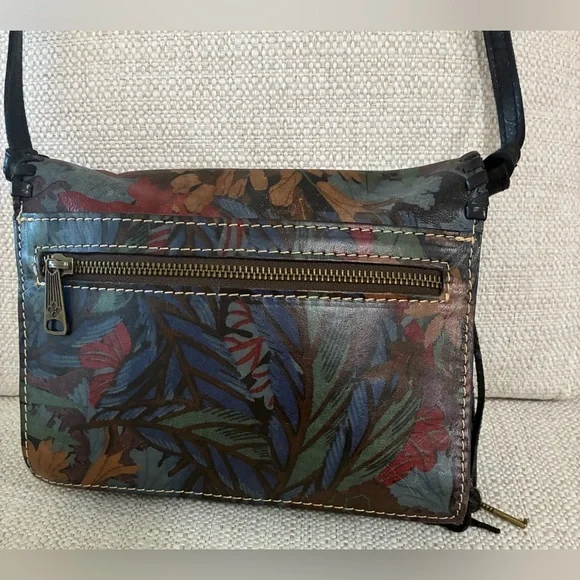 Patricia Nash EUC Liana crossbody bag in a floral print leather - Picture 5 of 16